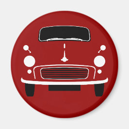 Imã Red Morris Minor Fridge