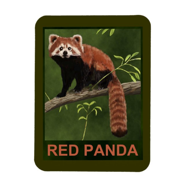 Ímã Red Panda (Vertical)