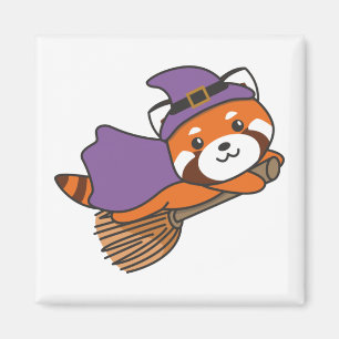 Imã Red Panda Halloween Bruxelles Kids Bruxas Mag