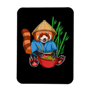 Ímã Red Panda Ramen Cook Men Mulheres Crianças Ramen G