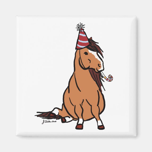 Imã Red Party Pony (Frente)