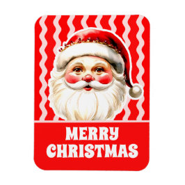 Ímã Red Retro Santa Claus Ric Natal