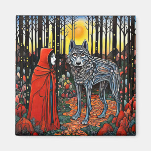 Imã Red Riding Hood encontra o Lobo
