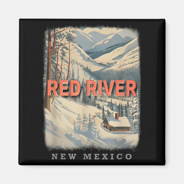 Imã Red River New Mexico Nm Skiing Extravaganza Sd778 (Frente)