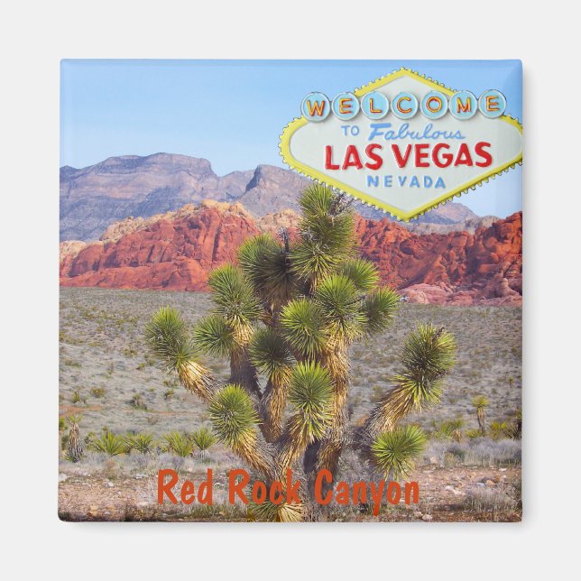 Imã Red Rock Canyon perto de Las Vegas Strip (Frente)