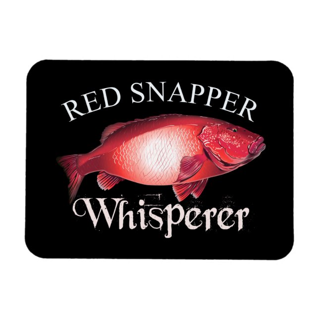 Ímã Red Snapper Whisperer Dark (Horizontal)
