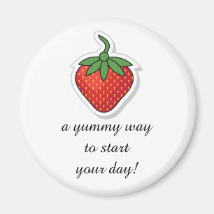 Imã Red Sweet Strawberry - editar frase