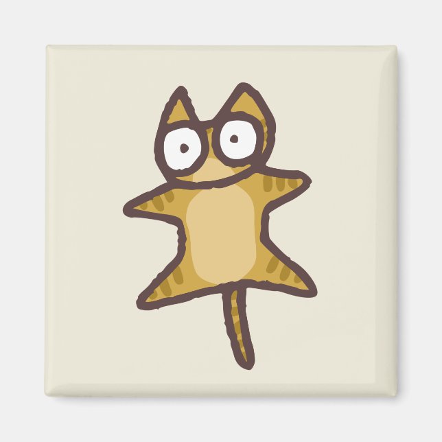 Imã Red Tabby Cat (Frente)