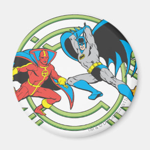Imã Red Tornado + Batman