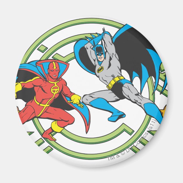 Imã Red Tornado + Batman (Frente)