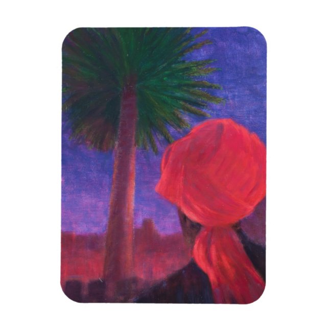 Ímã Red Turban Dusk Jodhpur 2012 (Vertical)