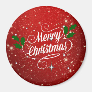 Imã Red Twinkle Feliz Natal,