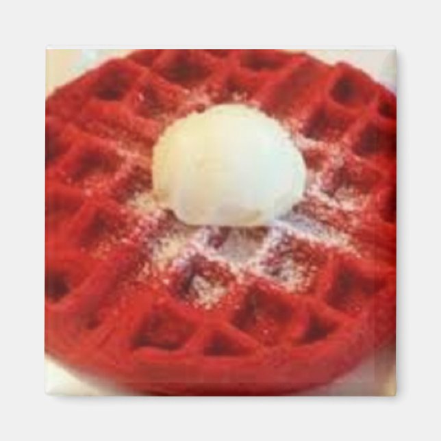 Imã Red Velvet Waffle Magnet (Frente)