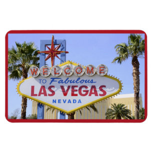 Ímã Red Welcome Sinal Nevada Las Vegas
