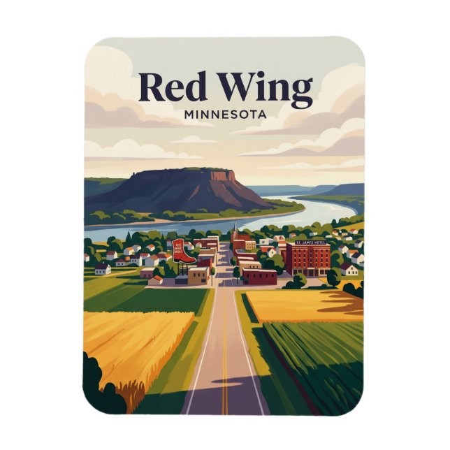 Ímã Red Wing EUA (Vertical)