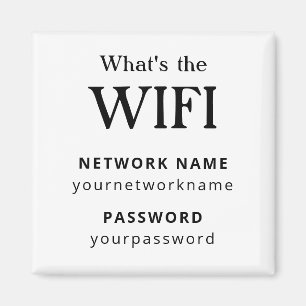 Imã Rede Wifi e Senha Varejo Empresarial