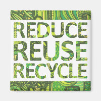 Reduza a reutilização do Reciclar, vá para o verde