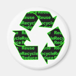 Imã reduza o reciclar reusar