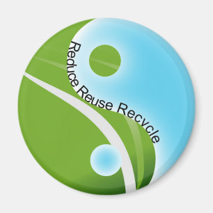 Imã reduza o reciclar reusar