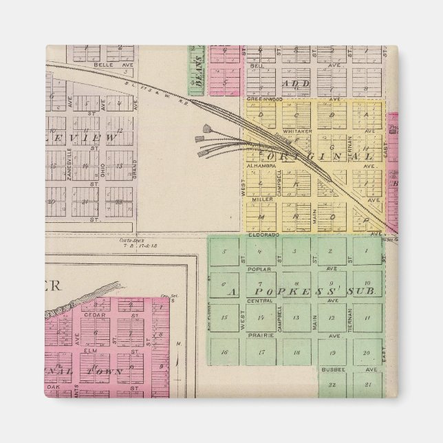 Imã Reece, Fall River, Hamilton e Climax, Kansas (Frente)
