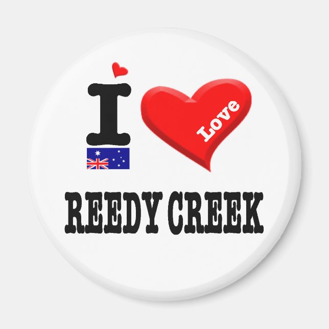 Imã REEDY CREEK - I Love (Frente)