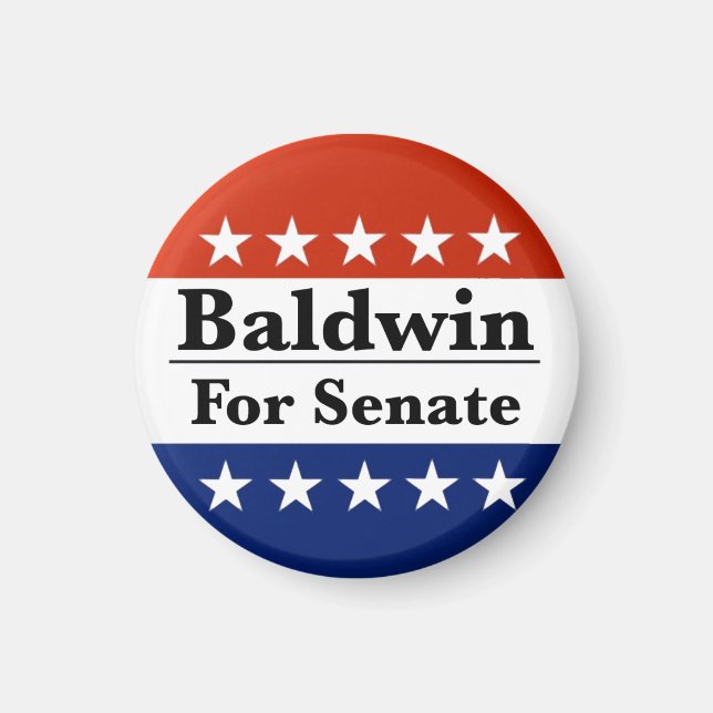 Imã Reeleja Tammy Baldwin para o Senado dos EUA 2024 (Frente)