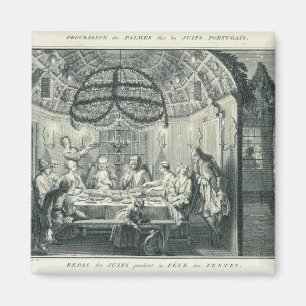 Imã Refeição judaica durante o banquete dos