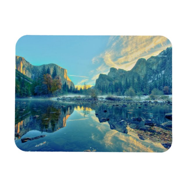 Ímã Reflexão de El Capitan e Três Irmãos (Horizontal)