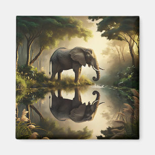 Imã Reflexão de um Elefante