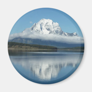 Imã Reflexão do Monte Moran em Grand Teton