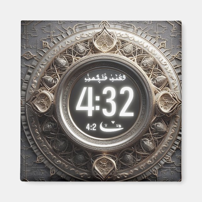 Imã Reflexão Estimulante, Iftar, Suor E Espiritual (Frente)