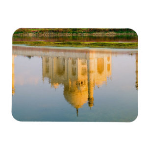 Ímã Reflexo do famoso templo Taj Mahal no