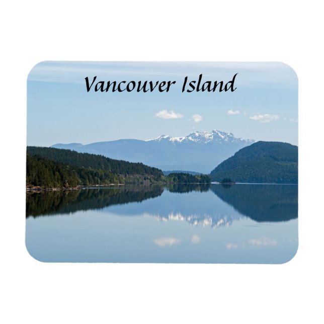 Ímã Reflexo em um lago - Ilha de Vancouver, Canadá (Horizontal)