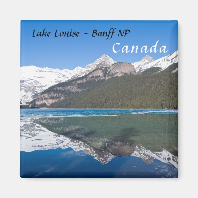 Imã Reflexo no Lago Louise - Banff NP, Canadá (Frente)