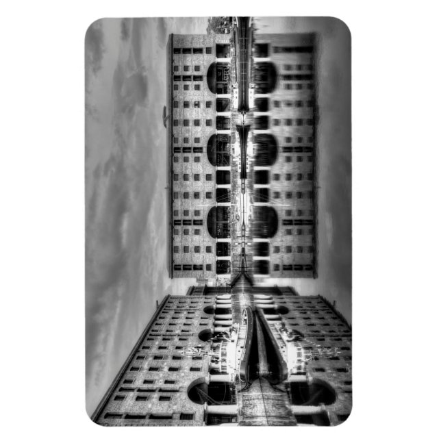 Ímã Reflexões de Albert Dock Liverpool (Vertical)