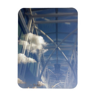 Ímã reflexões na janela