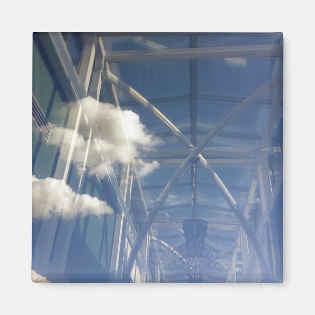 Imã reflexões na janela (Frente)