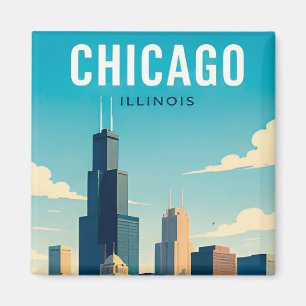 Imã Reflexos do Horizonte de Chicago