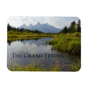 Ímã Reflexos Parque Nacional Grand Teton Wyoming
