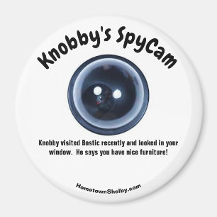 Imã Refrigerador de diversão bóstico SpyCam de Knobby