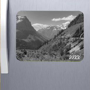 Ímã Refrigerador de Fotos Branco e Preto Personalizado