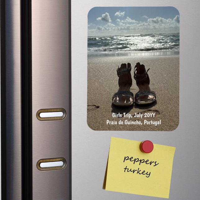 Ímã Refrigerador de Fotos de Férias da Família Persona (Criador carregado)