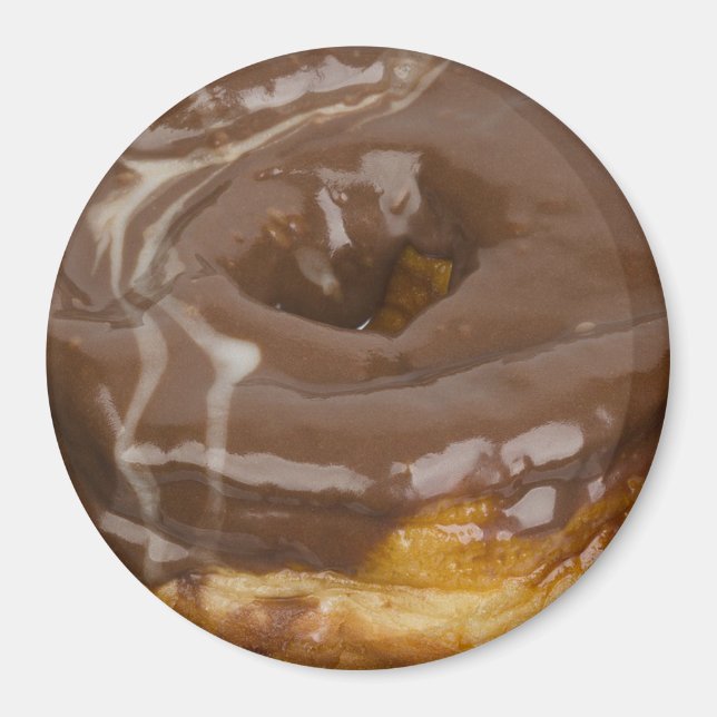 Imã Refrigerador de Rosquinha de chocolate ou ímã bloq (Frente)