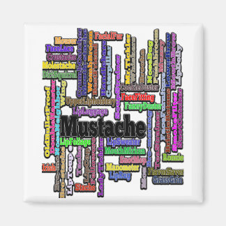 Imã Refrigerador de texto do bigode do magnet