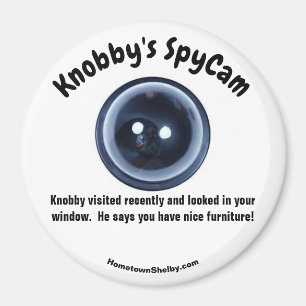 Imã Refrigerador divertido SpyCam de Knobby