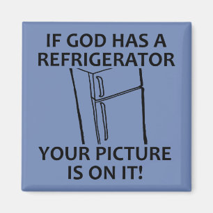 Imã Refrigerador do Deus Cristão Sua Imagem