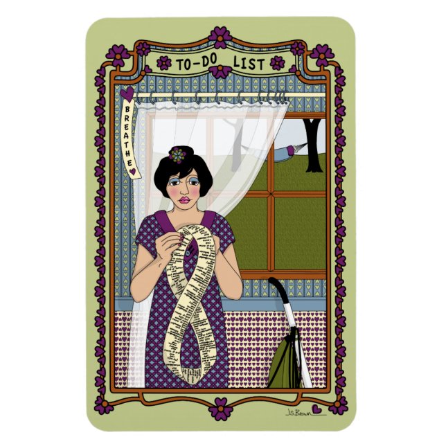 Ímã Refrigerador List_A_4x6 To-Do (Vertical)