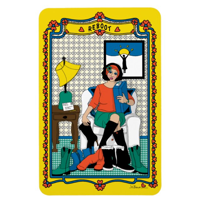 Ímã Refrigerador Reboot_B_4x6 (Vertical)