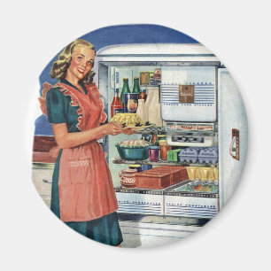 Imã Refrigerador retro do cheio da cozinha do 50 das