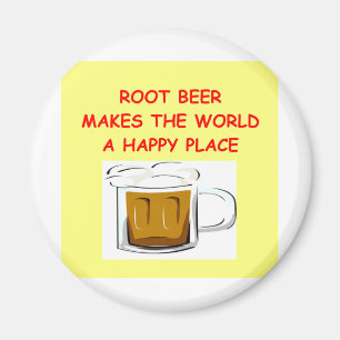 Imã refrigerante root beer